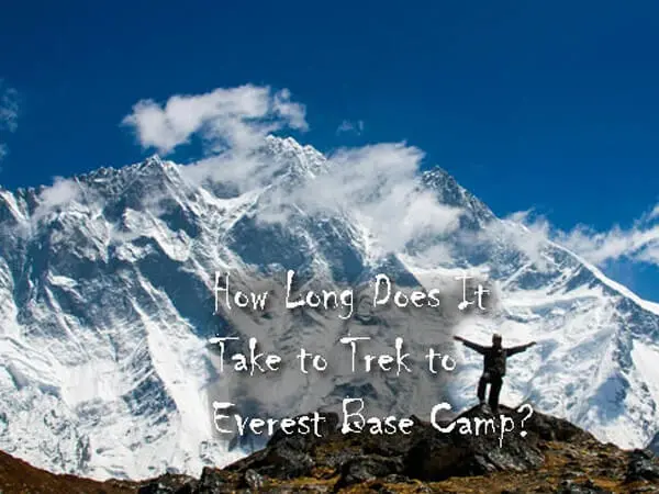 everest base camp trek duration
