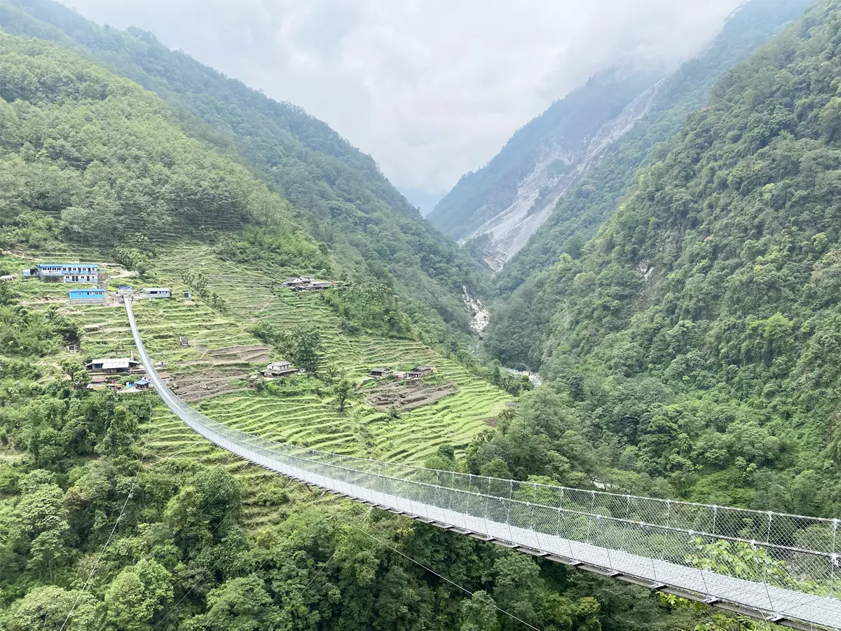 jhinu suspension bridge
