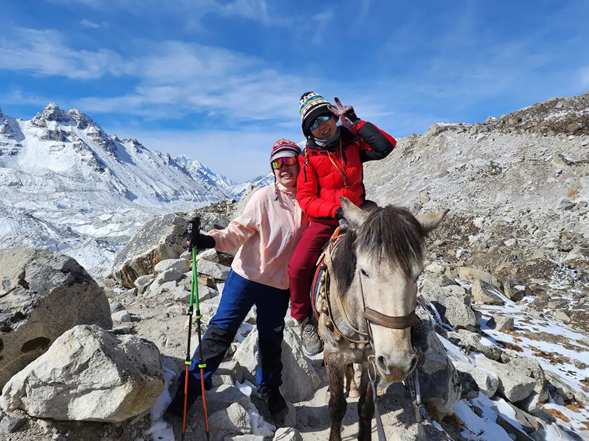 pony ride to base camp