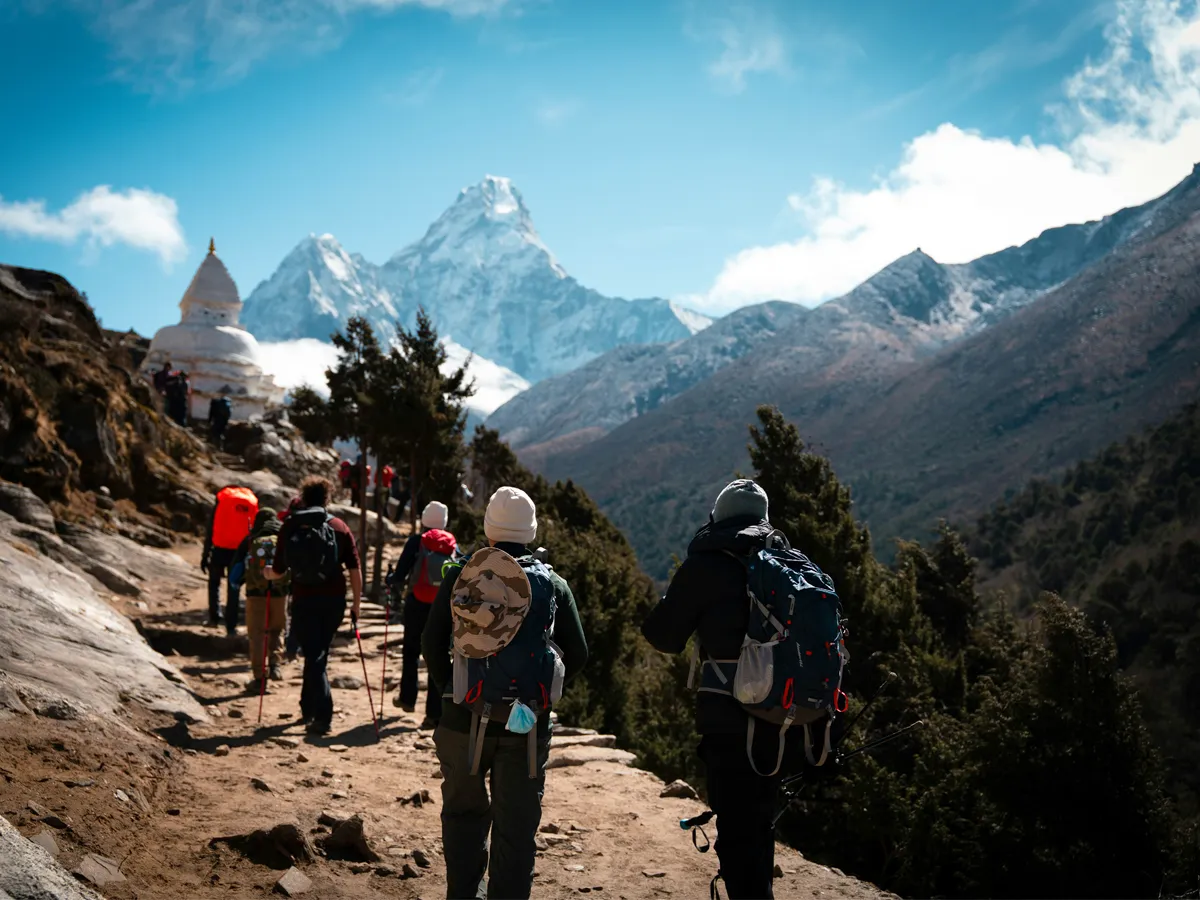 namche to pangboche trail