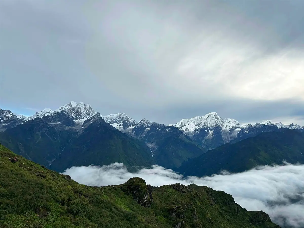 snowcapped mountain