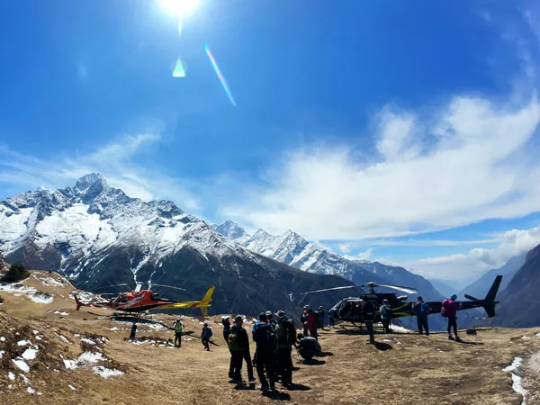 everest base camp trek helicopter return