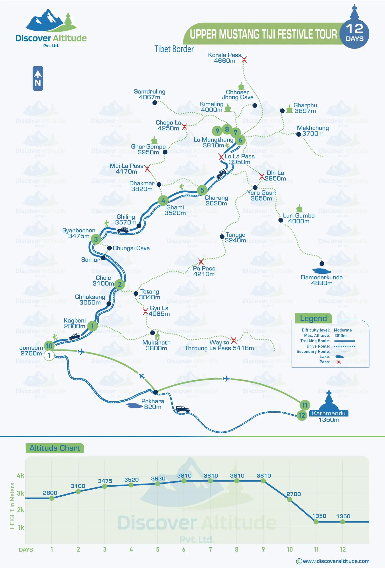 Tiji Festival Tour Map